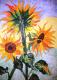 Es war Sommer - Marion Vossberg-Fiesser - Acryl auf Leinwand - Blumen-Sommer - Realismus