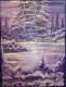 Winter in Violett - Ronny Schleinig - Acryl auf Leinwand - Sonstiges-Winter - Klassisch