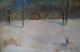--Winterstimmung - Birgit Schnapp - Ãl auf Leinwand - Landschaft - Impressionismus