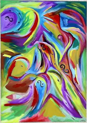 Emotions! Acryl auf Leinwand! - Jacqueline JC - Array auf Array - Array - 