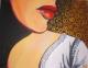 Secret Lady - Kristina Mauer - Acryl auf Leinwand -  - 