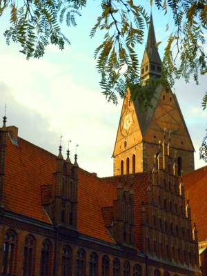 Marktkirche und altes Rathaus in Hannover - Wolfgang Bergter -  auf Array - Array - 