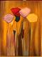 Soft Flowers - Karin Stoellner - Acryl auf  - Blumen - 