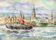 Hamburg (1999) -Ronald KÃ¶tteritzsch- -  Ronald KÃ¶tteritzsch - Aquarell auf Papier - Sonstiges - 