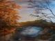 Goldener Herbst - Tjara Fuchsblut - Acryl auf Leinwand - Landschaft-Herbst - Impressionismus