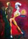 Rendezvous - Ganuta Strogova - Acryl-Tempera auf Leinwand -  - 