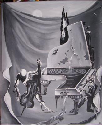 Das Rote Orchester - angelehnt an Dalí - Christin Dahms - Array auf Array - Array - Array