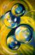 Die Magie der Kugeln - 4 gelb - Ulrike SallÃ³s-Sohns - Acryl auf Leinwand - Abstrakt - Abstrakt