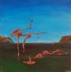 Behind the Horizon - Lanzelot Meier - Acryl auf Leinwand - Landschaft - Surrealismus