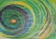 Spirale des Lebens - Kristine Henniges - Acryl-Kreide auf Papier - Abstrakt - Abstrakt