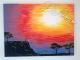 Sunset Winner - Maurin Thies - Acryl-Sonstiges auf  - Menschen-Berge-Himmel-Freude-Hitze-Hoffnung-StÃ¤rke-Sonnenuntergang-Sonne - Naturalismus-Symbolismus