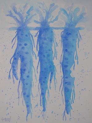 blue carrots III - Christiane Gathmann - Array auf Array - Array - 