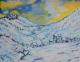 Winterberge im Kaufunger Wald I - Bodhi Bharta - Acryl-Ãl auf Leinwand - Berge-Wald-Winter - 