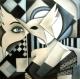 Maskerade - Silke Gerfen - Acryl auf Leinwand - Menschen - 