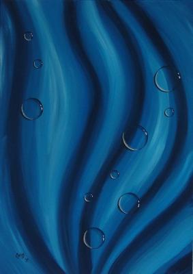 Blue Water Drops - Christiane Gathmann - Array auf Array - Array - Array
