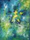 Verschwunden im Nebula - J Hunter - Acryl auf Leinwand - Abstrakt-Fantastisch-Mystik-Abend-Hoffnung-Sommer-Nebel - Abstrakt-Expressionismus-Impressionismus-Symbolismus