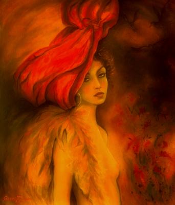 The red hat - Grazyna Federico - Array auf Array - Array - 