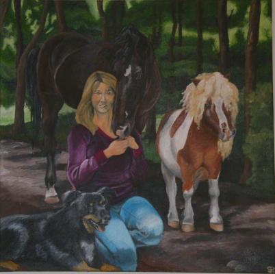 Portrait mit Tieren - Christin Dahms - Array auf Array - Array - Array