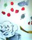 Rose - A. Eykman - Acryl auf Leinwand - Stillleben-Rosen - 